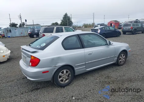 2005 Hyundai Accent Gls/Gt from USA, damaged, VIN KMHCG35C85U362103